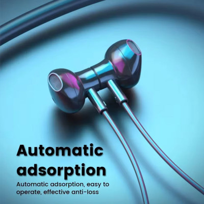 سماعات أذن لاسلكية 5.3 سماعات رأس بشريط حول الرقبة...