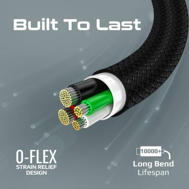 كيبل USB-C™ إلى USB-C™،سريع بقوة 60 واط مع مزامنة...