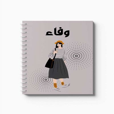 دفتر سلك حلزوني ٦٠ ورقة مقاس A5، لتسجيل الملاحظات...