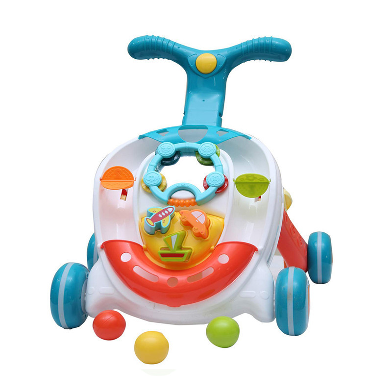 تعليم المشي مع موسيقي وكرات