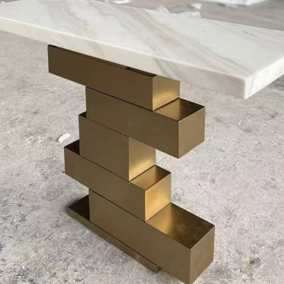 طاولة كونسول للمدخل الحديث ، طاولة شرفة مزخرفة لدخ...