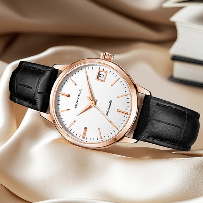 ساعة يد ميكانيكية أوتوماتيكية للنساء من Seagull ،...