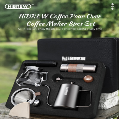 مجموعة ماكينة صنع القهوة اليدوية من HiBREW Pour Ov...