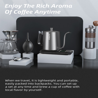 مجموعة ماكينة صنع القهوة اليدوية من HiBREW Pour Ov...