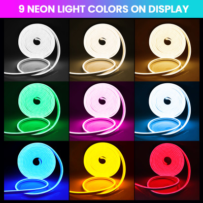 DC12V Neon LED Strip 8X16MM 120LED/M Waterproof Fl...