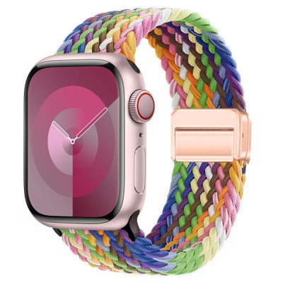Braided Strap For Apple Watch Band 40mm 45mm 41mm...
