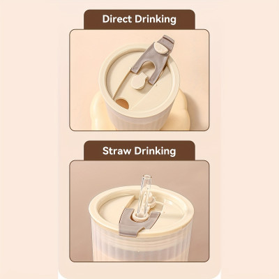 WORTHBU كوب ماء لطيف مقاوم للتسرب مع غطاء للسفر وا...