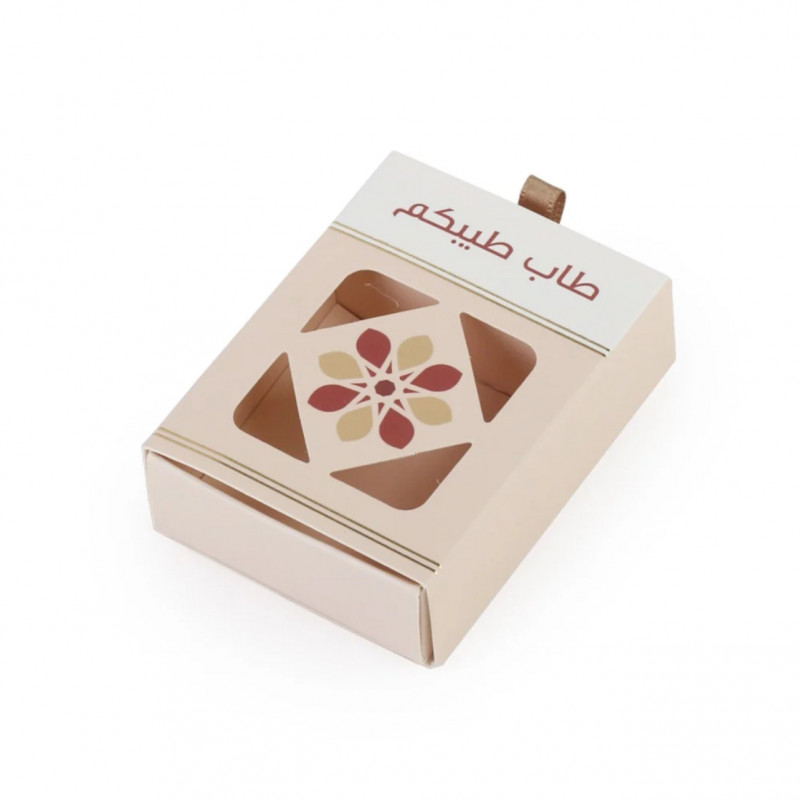 ( 12 ) علبة توزيعات بثيم طاب طيبك