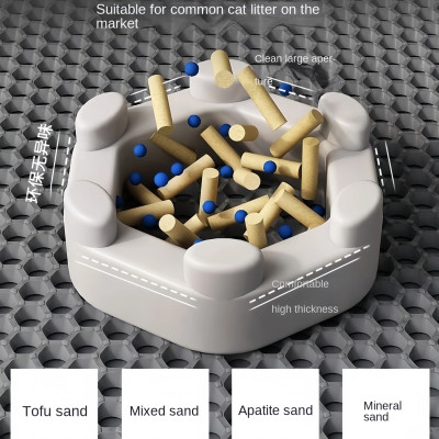 حصيرة نفايات القط غير قابلة للانزلاق صندوق نفايات...