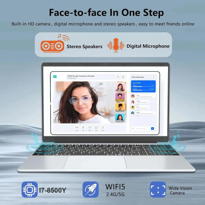 15.6 بوصة أجهزة الكمبيوتر المحمولة مكتب بصمة فتح د...