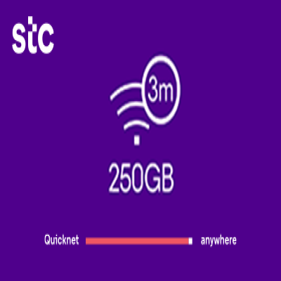 كويك نت 250 جيجا 3 أشهر