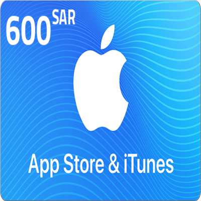 بطاقة هدايا ابل ايتونز 600 ريال - ستور سعودي