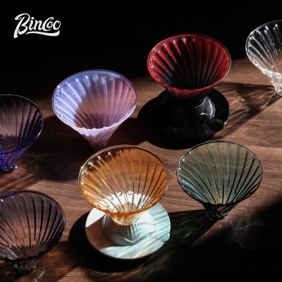 طقم قهوة زجاجي من بينكو، مجموعة متعددة القطع تشمل...