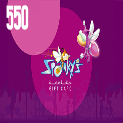 بطاقة هدايا سباركيز550 ريال سعودي