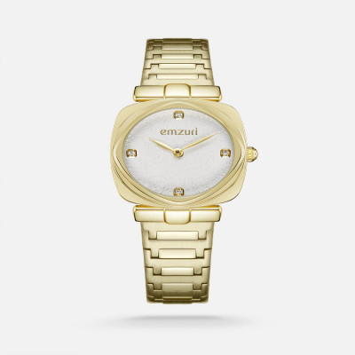 ساعة نسائيه من الستيل باللون الذهبي