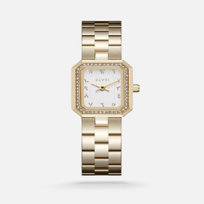 ساعة نسائيه ستيل بلون ذهبي