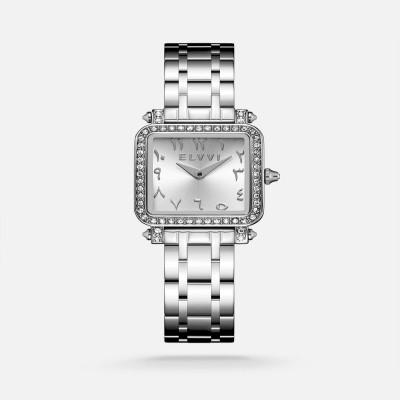 ساعة نسائيه ستيل بلون فضي