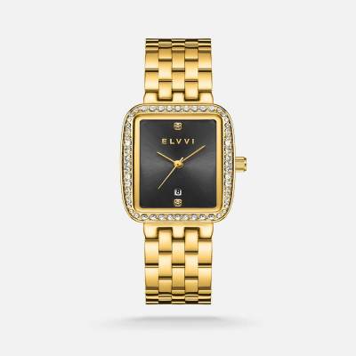 ساعة نسائيه ستيل باللون الذهبي