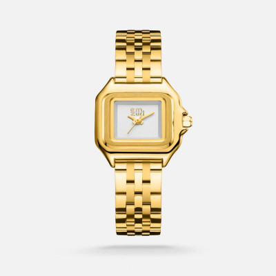ساعة نسائيه كلاسيك باللون الذهبي