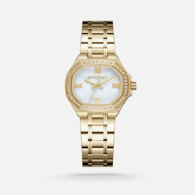 ساعة نسائيه ستيل بلون ذهبي