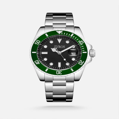 ساعة رجاليه عمليه باللون الفضي