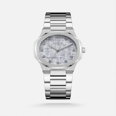 ساعة نسائية ستيل باللون الفضي