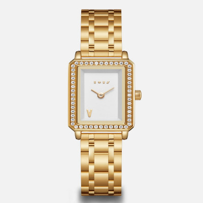 ساعة نسائية من آن باللون الذهبي