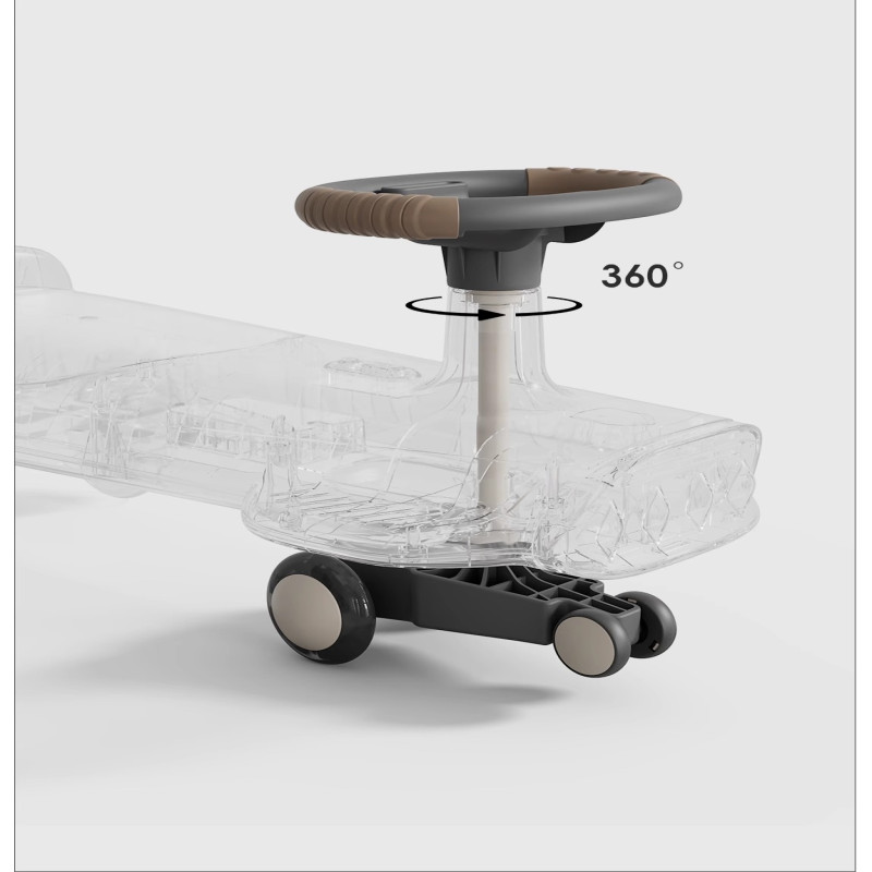 سيارة عجيبة عجلات وامضة وموسيقى مقاس 73*33*30سم