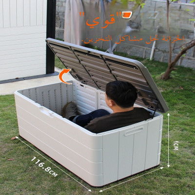 خزانة تخزين كبيرة السعة للشرفة الخارجية مقاومة للم...