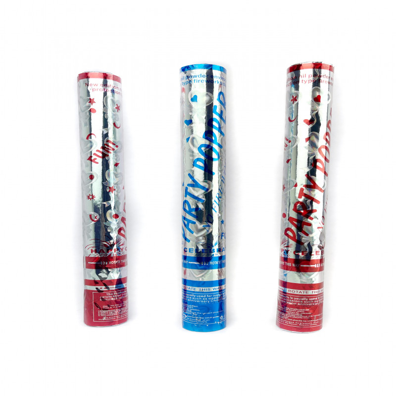 طقم 3 مدفع بارتي بوب لإطلاق الشرائط الملونة 37 سنت...