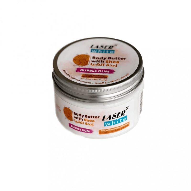 ليزر وايت - مرطب البشرة بالشيا والعلكة 250 مل