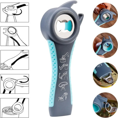 قابض فتاحة الزجاجات الصديق لكبار السن - أداة مطاطي...