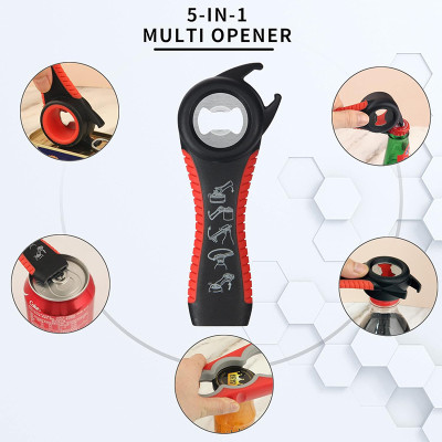 2 قطعة/المجموعة 5In1 فتاحات الزجاجات متعددة الوظائ...