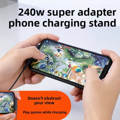 حامل شحن فائق السرعة 240 واط مع كابل بيانات ومحول...