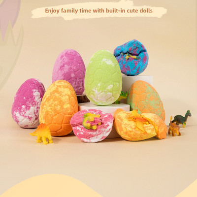 كرة ملح استحمام متفجرة مذهلة للأطفال على شكل بيضة...