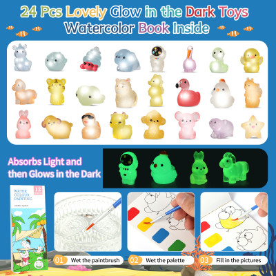 كرات الاستحمام للأطفال مع لعبة بالداخل، 24 قطعة من...