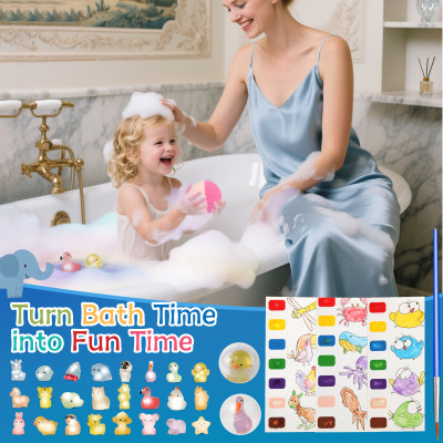 كرات الاستحمام للأطفال مع لعبة بالداخل، 24 قطعة من...