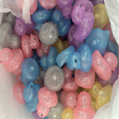 1-100 قطعة البط المطاطي الملون بطة صغيرة هدايا الح...