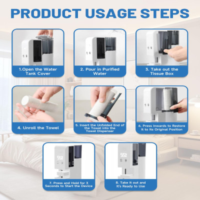 جهاز تسخين المناشف الساخنة، إصدار 2026 المطور، يسخ...