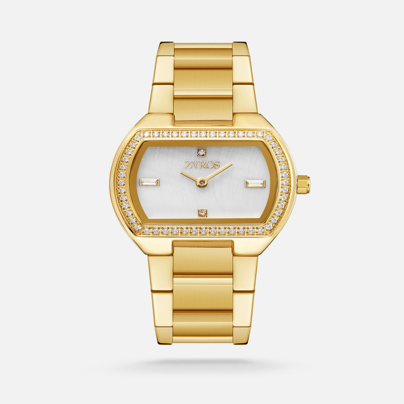 ساعة نسائيه ستيل باللون الذهبي