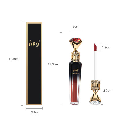 ملمع شفاه مرطب مقاوم للماء لون متين مخملي غير لامع