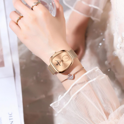 POEDAGAR ساعة أنيقة أنيقة للسيدات مقاومة للماء للن...