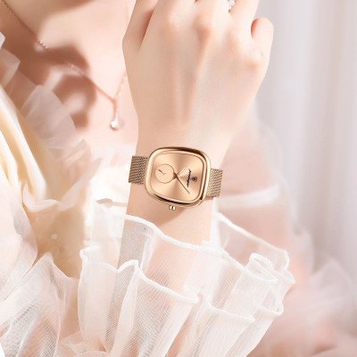 POEDAGAR ساعة أنيقة أنيقة للسيدات مقاومة للماء للن...