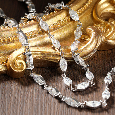 KNOBSPIN 14.35-19ct ماركيز قص مويسانيتي تنس القلائ...