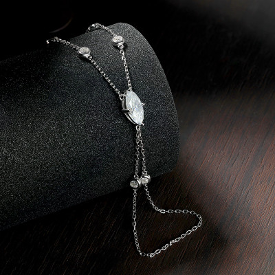 KNOBSPIN D VVS1 مويسانيتي فنجر أساور للنساء بوهيمي...