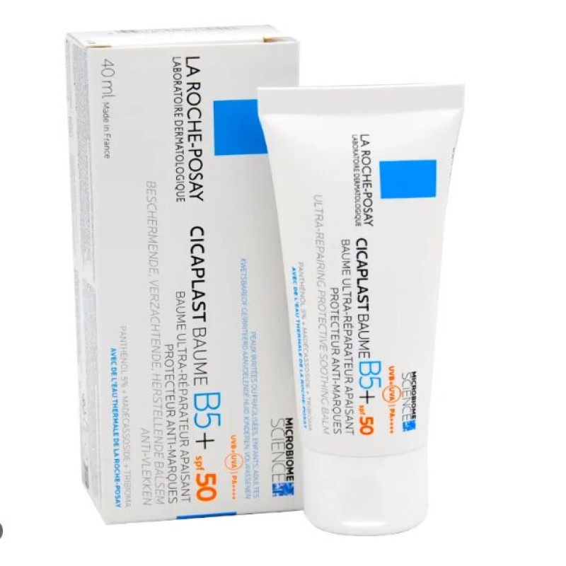 La Roche-Posay - Moisturizing and soothing balm + B5 with SPF 50 sun protection 40 ml