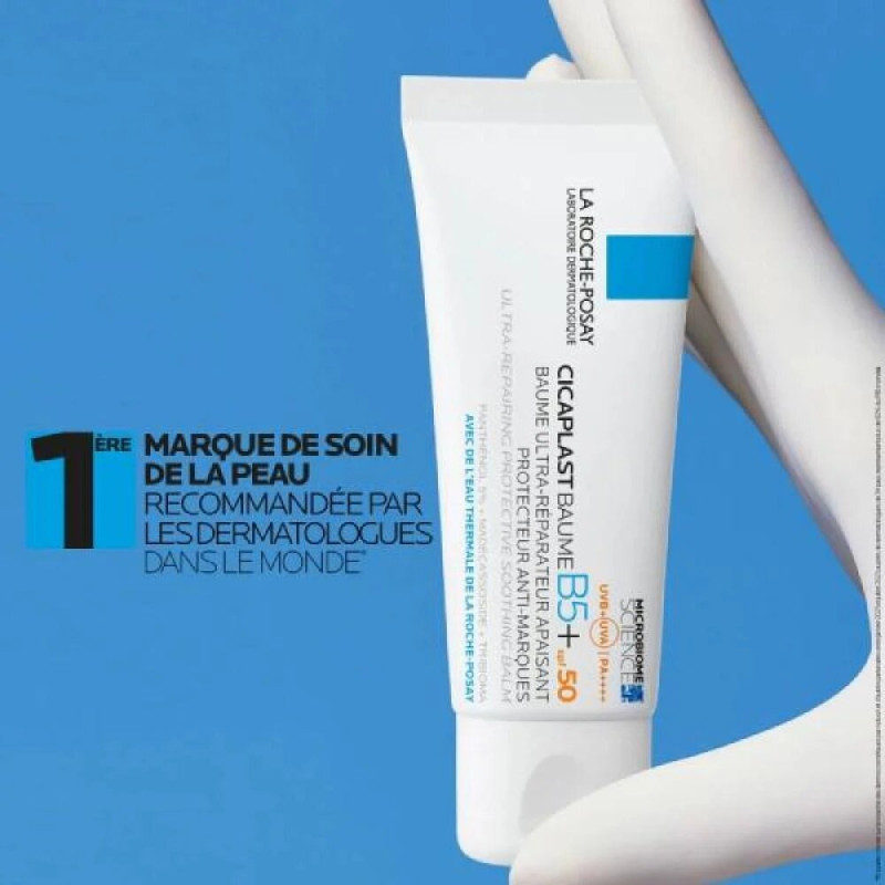 La Roche-Posay - Moisturizing and soothing balm + B5 with SPF 50 sun protection 40 ml