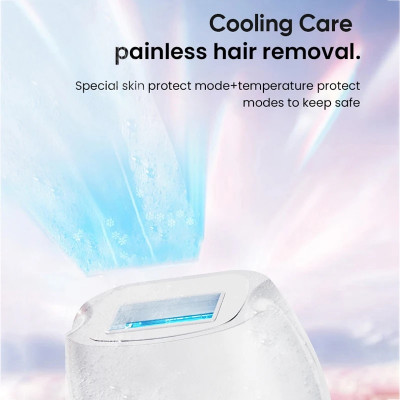 جهاز نزع الشعر بالليزر للنساء ، ومضات ، وردي بارد...