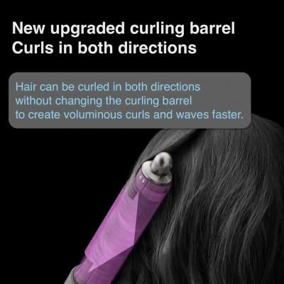 مجفف شعر فائق السرعة مع برميل الشباك ، أداة العناي...