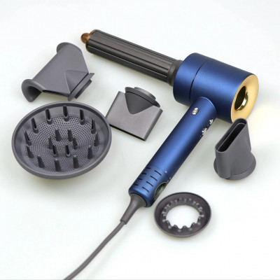 مجفف شعر فائق السرعة مع برميل الشباك ، أداة العناي...